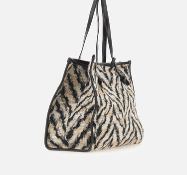 Borsa a spalla "Marcella" BS6850 ZEBRANEROBIANCO MARCELLA CLUB GIANNI CHIARINI 