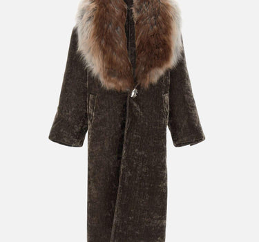 Cappotto con shearling DY002 BROWN JACQUES WEI 