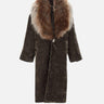 Cappotto con shearling DY002 BROWN JACQUES WEI 