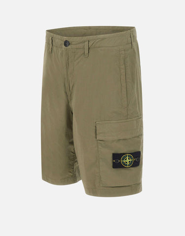 Bermuda in tela di cotone stretch "Paracadute" L100020S0003 V005G STONE ISLAND 