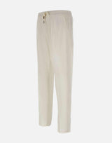 Pantaloni in misto lino con coulisse 26PG1649 01 PERFECTION 