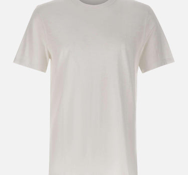 T-shirt in cotone slub-yarn con dettaglio logo 50508243 100 BOSS 