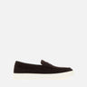 Mocassini in pelle scamosciata con suola in gomma DU3546STEVUY009 EM23 DOUCAL'S 