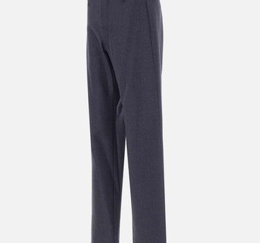 Pantaloni in lana con orli sfrangiati SH0KA0075 M35466524M MM6 MAISON MARGIELA 