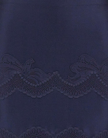 Gonna midi in pizzo e jersey 26AJJU021PA0170 P481 RABANNE 