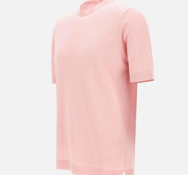 T-shirt in crepe di cotone TS0MC CR14R320 FILIPPO DE LAURENTIIS 