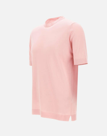 T-shirt in crepe di cotone TS0MC CR14R320 FILIPPO DE LAURENTIIS 