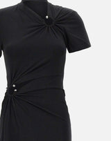 "Pierced and plain long dress" 25PJRO062CO0555 P001 RABANNE 