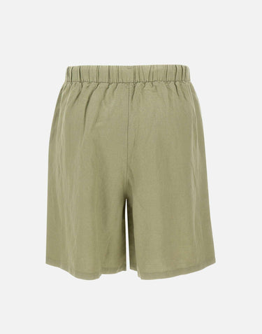 "Linen drawstring shorts" P35217 84 SUN68 