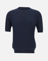 Maglia in crepe di cotone GC1MC CR14D890 FILIPPO DE LAURENTIIS 