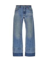Jeans a gamba dritta con fondo a contrasto S52LA0282 M30058963 MM6 MAISON MARGIELA 