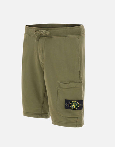 Bermuda in felpa di cotone biologico 6200011S0051 V005G STONE ISLAND 