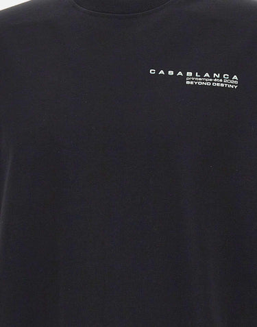 T-shirt over "Glitch orchid" MSP26JTS044 06 CASABLANCA 
