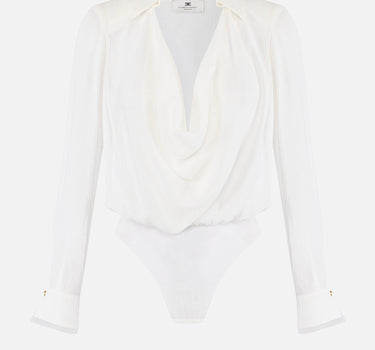 Body in georgette di viscosa CB00261E2 360 ELISABETTA FRANCHI 