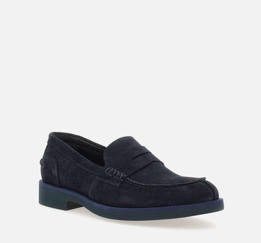 Mocassini "Velour" in camoscio LM10342CR VELURNAVY DUCA DEGLI ABRUZZI 