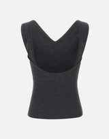 Top smanicato in lana merino 1326KTP007310B ORE VICTORIA BECKHAM 