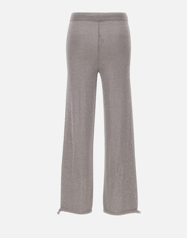 Pantaloni jogger in misto viscosa e lurex 197215 049 KANGRA 