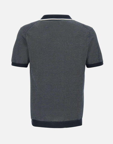 Polo in cotone ultrafine DK87029 BLU DIKTAT 