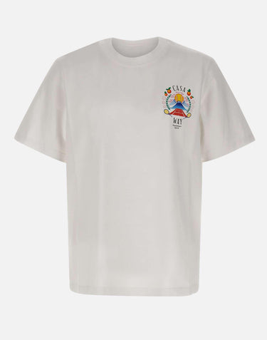 "Casa way mountain printed t-shirt" MPF25JTS001 08 CASABLANCA 