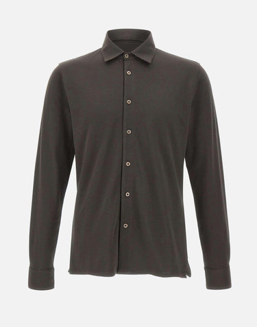 Camicia in jersey piquet 340035 170 KANGRA 
