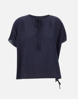 Blusa in misto viscosa e seta SP5NT025 3000 KAOS 