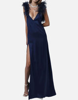 Abito "Elis" V13737 BLUE THE ARCHIVIA 