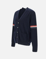 Cardigan "Rib stitch relaxed fit" MKC519A Y1002415 THOM BROWNE 