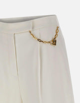 Shorts in gabardina con logo gioiello SH00561E2 360 ELISABETTA FRANCHI 