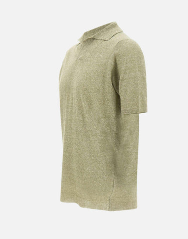 Polo in misto lino PL1MCSK LC14R560 FILIPPO DE LAURENTIIS 