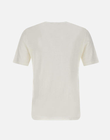 T-shirt in lino TSMC JERLINU001 FILIPPO DE LAURENTIIS 