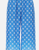 Pantaloni in seta con monogramma a rombi sfumato WSS26TR372 02 CASABLANCA 