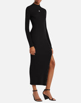 Abito lungo "Reedition Knit Dress" 325MRO692FI0001 BLACK COURREGES 