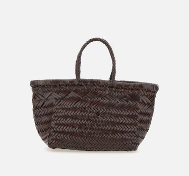Borsa "triple jump small" in pelle<BR/> 8811 DKBROWN DRAGON DIFFUSION 