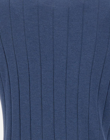 Polo in seta con zip 43128 23510570 GRAN SASSO 