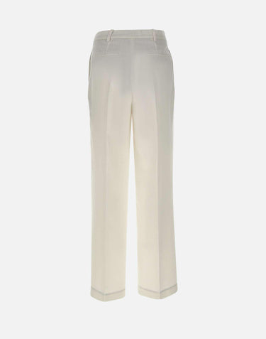 Pantaloni in lino, lana e seta K85PANH06 TES0K02401 ELEVENTY 