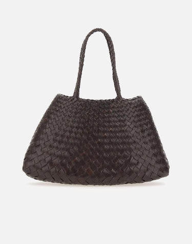 Borsa "Santa Croce" in pelle 8892 BROWN DRAGON DIFFUSION 