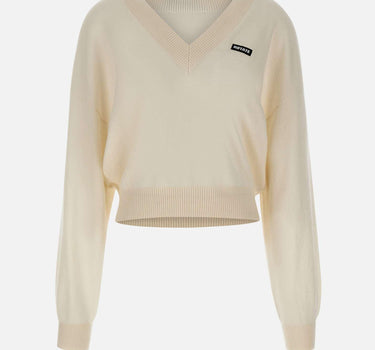 "Knit Vneck sweater" 114309 400 ROTATE BIRGER CHRISTENSEN 