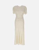 Abito midi "Bela" 1226WDR005227A IVORY VICTORIA BECKHAM 