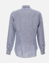 Camicia in lino a righe LIU02P0154037U 0003 BARBA 