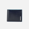 Portafoglio in pelle PU1241B2R BLU2 PIQUADRO 