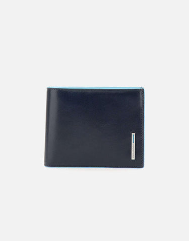 Portafoglio in pelle PU1241B2R BLU2 PIQUADRO 
