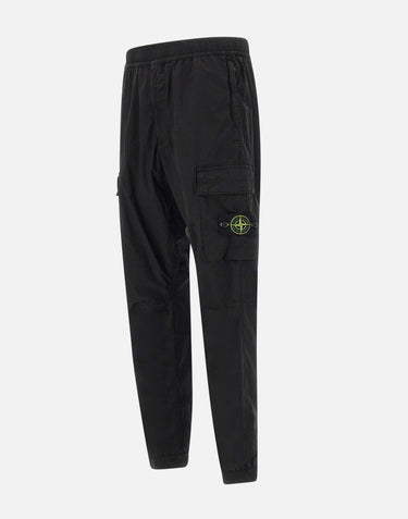 Pantaloni in raso di cotone biologico e lana 3100033S0014 V0029 STONE ISLAND 