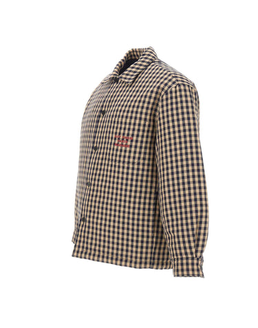 Giacca overshirt con slogan PERMSH270 CO310BG DROLE DE MONSIEUR 