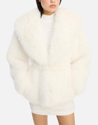 "Faux fur short jkt" 114754 2344 ROTATE BIRGER CHRISTENSEN 