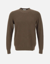 Maglia in cotone con lavorazione a rombi DK17016 MORO DIKTAT 