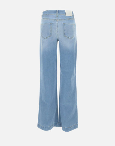 Jeans flare con borchie UA5158DS800 78850 LIU-JO 