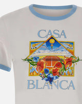 T-shirt "Tennis Landscape" WSS26JTS010 03 CASABLANCA 