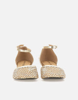 Scarpe con tacco "Shiny Décolleté All Over Strass" R15CONNIE PLATINUM STRATEGIA 
