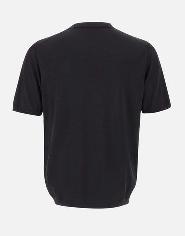 Maglia a maniche corte in misto seta e cotone 300421 013 KANGRA 