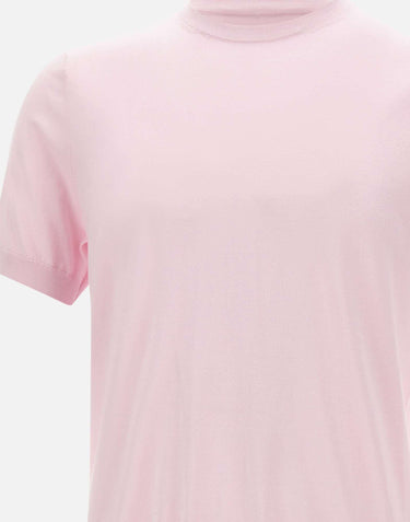 Maglia in cotone a maniche corte DK17036 ROSA DIKTAT 